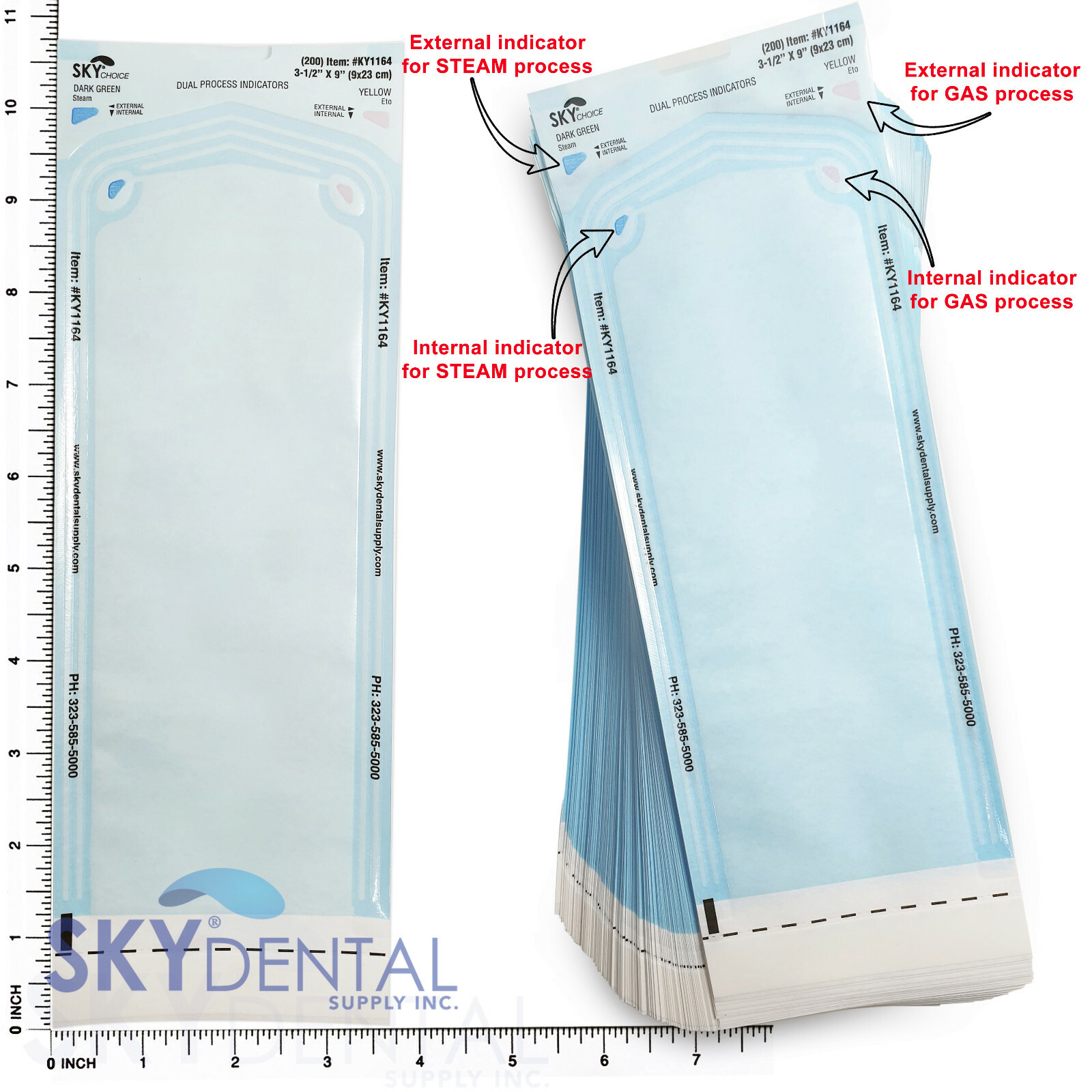 Sterilization Pouches- 3.5 