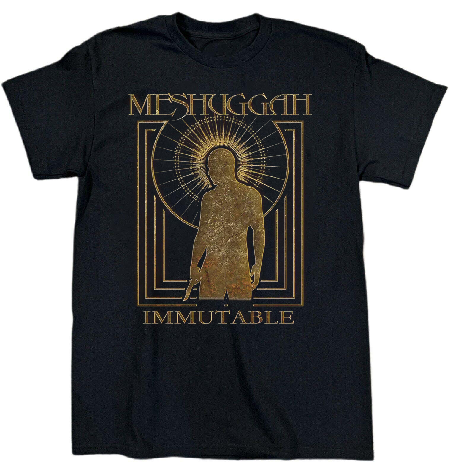 Meshuggah Band Immutable For Fans Cotton Black T Shirt S-5XL TR528