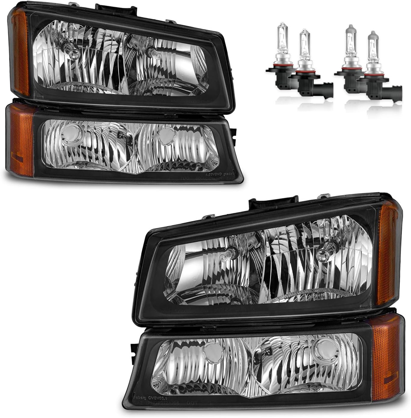 Headlight Assembly for 03-07 Chevy Silverado Avalanche Left & Right Headlight Assembly for 03-07 Chevy Silverado Avalanche Left & Right