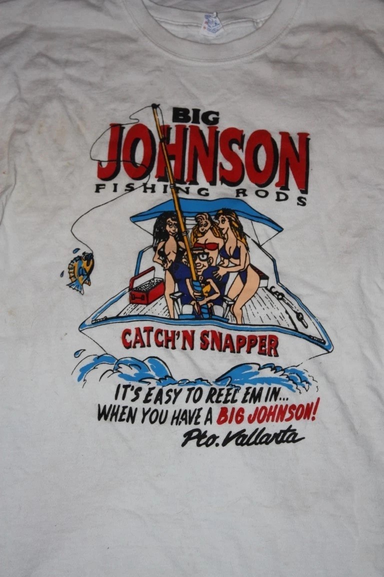 90s Big Johnson Fishing Rods Catchn Snapper T shirt Unisex tee NH28646 90s Big Johnson Fishing Rods Catchn Snapper T shirt Unisex tee NH28646