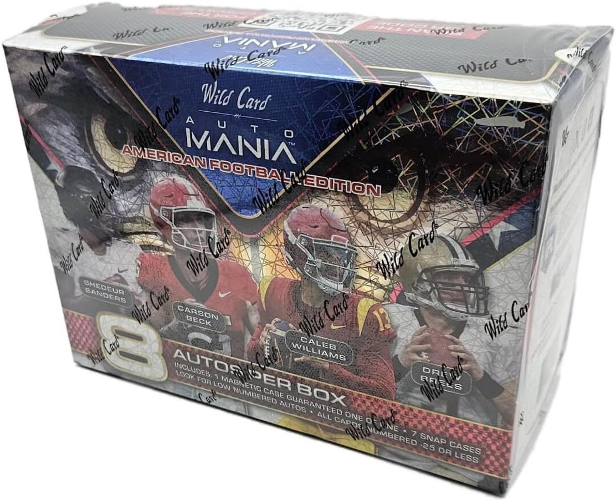 2024 Wild Card Auto Mania American Football Edition 8 Autographs Per Hobby Box