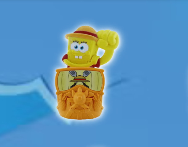 2026 McDONALD\'S SpongeBob Squarepants X One Piece HAPPY MEAL TOYS Or Set