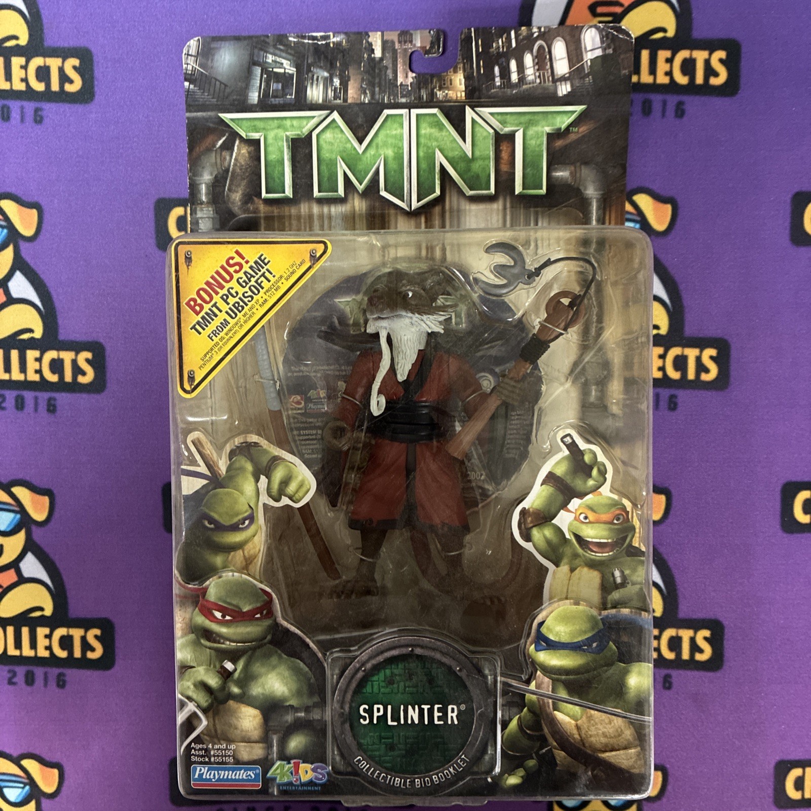 TMNT 2006. Teenage Mutant Ninja Turtles. Splinter BRAND NEW Factory Sealed MIB TMNT 2006. Teenage Mutant Ninja Turtles. Splinter BRAND NEW Factory Sealed MIB