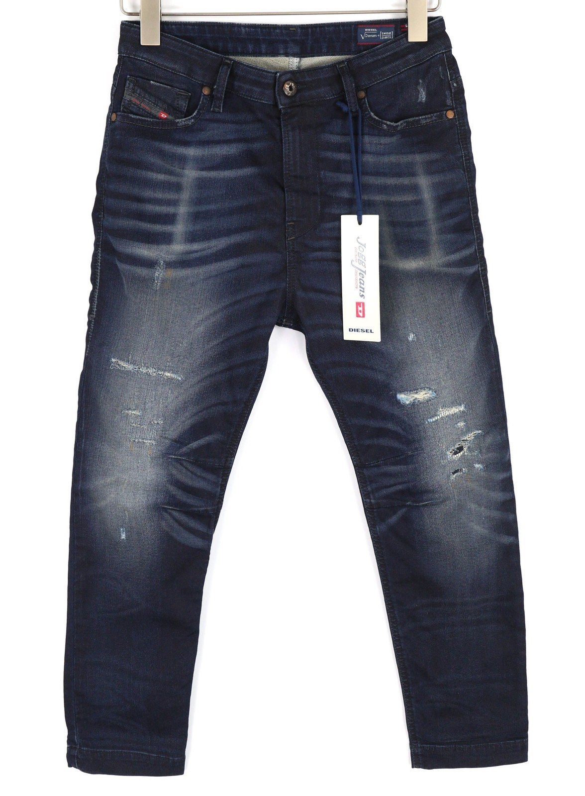 DIESEL Women Jeans Eazee-Ne 0662K W25 Jogg Ripped Distress Washed Slim RRP235 * DIESEL Women Jeans Eazee-Ne 0662K W25 Jogg Ripped Distress Washed Slim RRP235 *