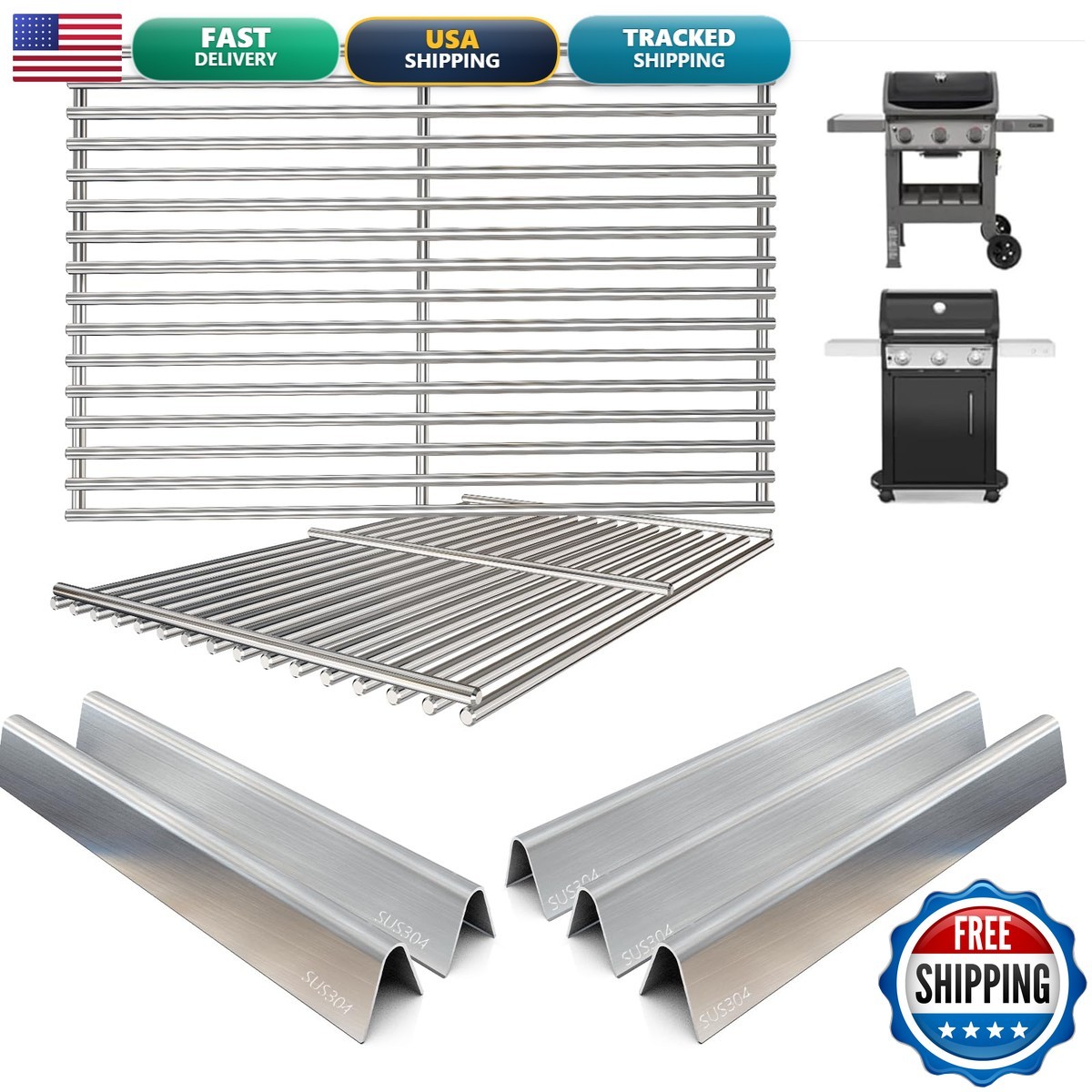 WEBROIL SUS 304 Grill Grates& 15.3