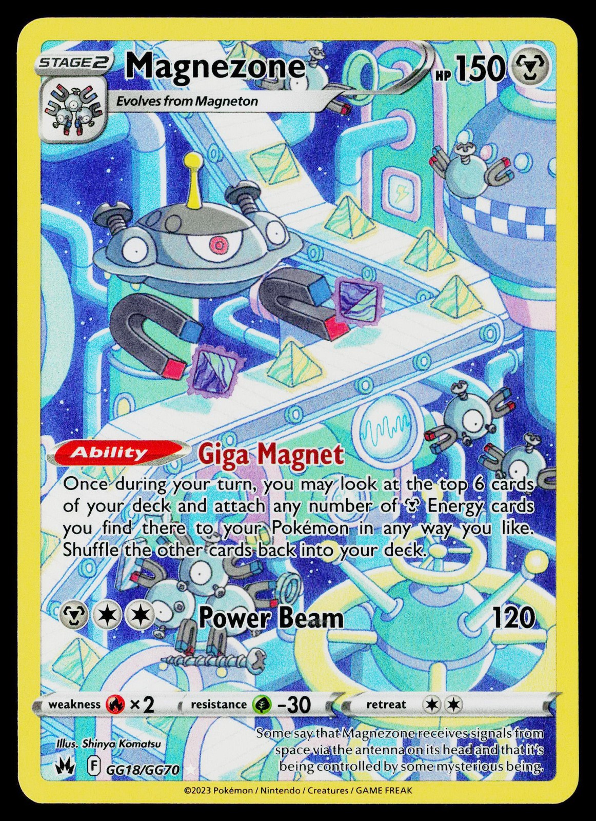 Magnezone Holofoil EN [CRZ:GG - GG18/GG70] NM