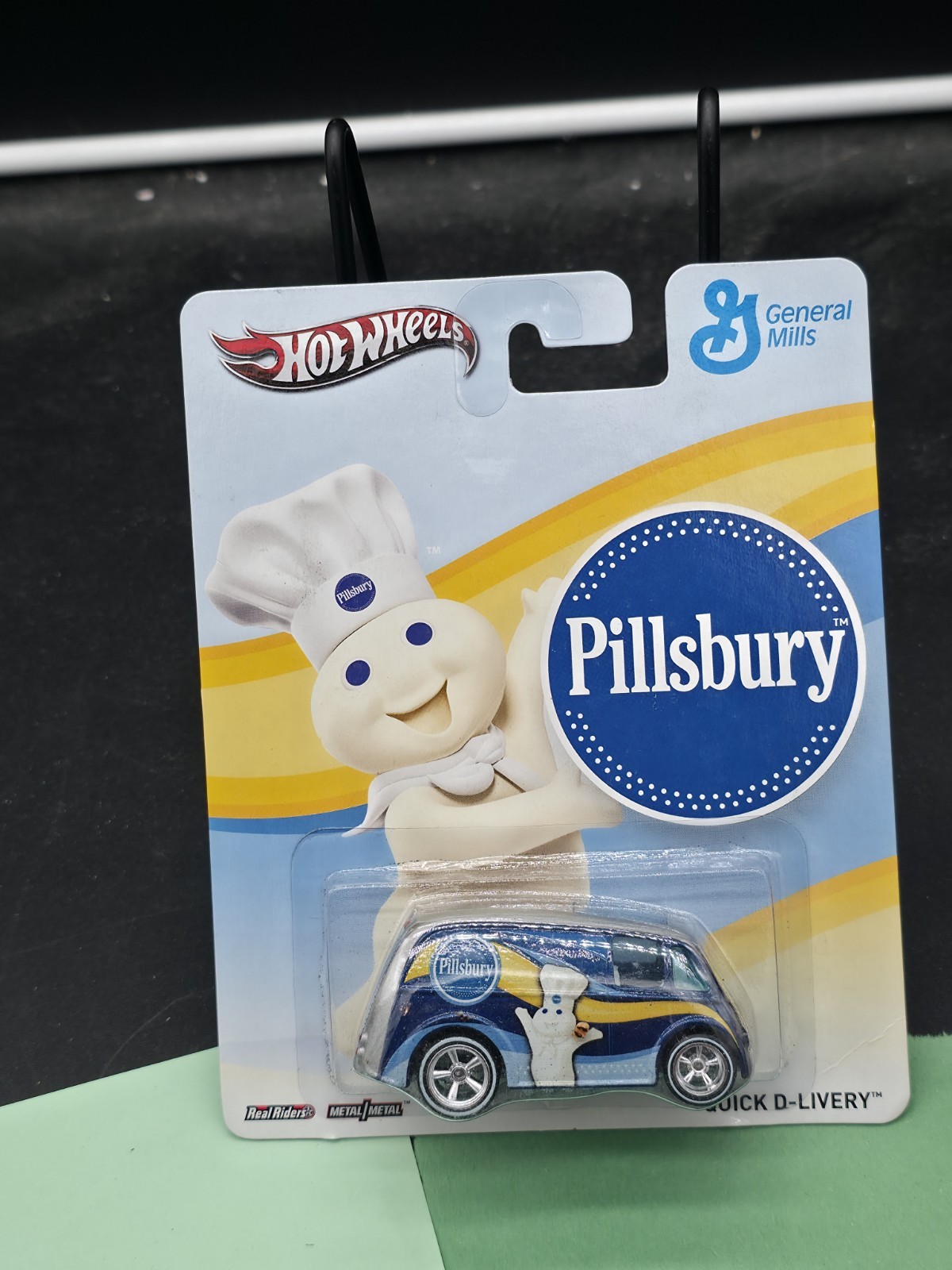 2013 General Mills Matel Hot Wheels Pillsbury Doughboy Quick D-Livery Van Truck
