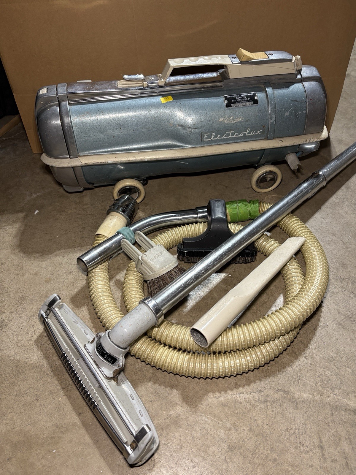 Vintage Electrolux Model G Vacuum Cleaner W/ Accessories (100% Working Order)