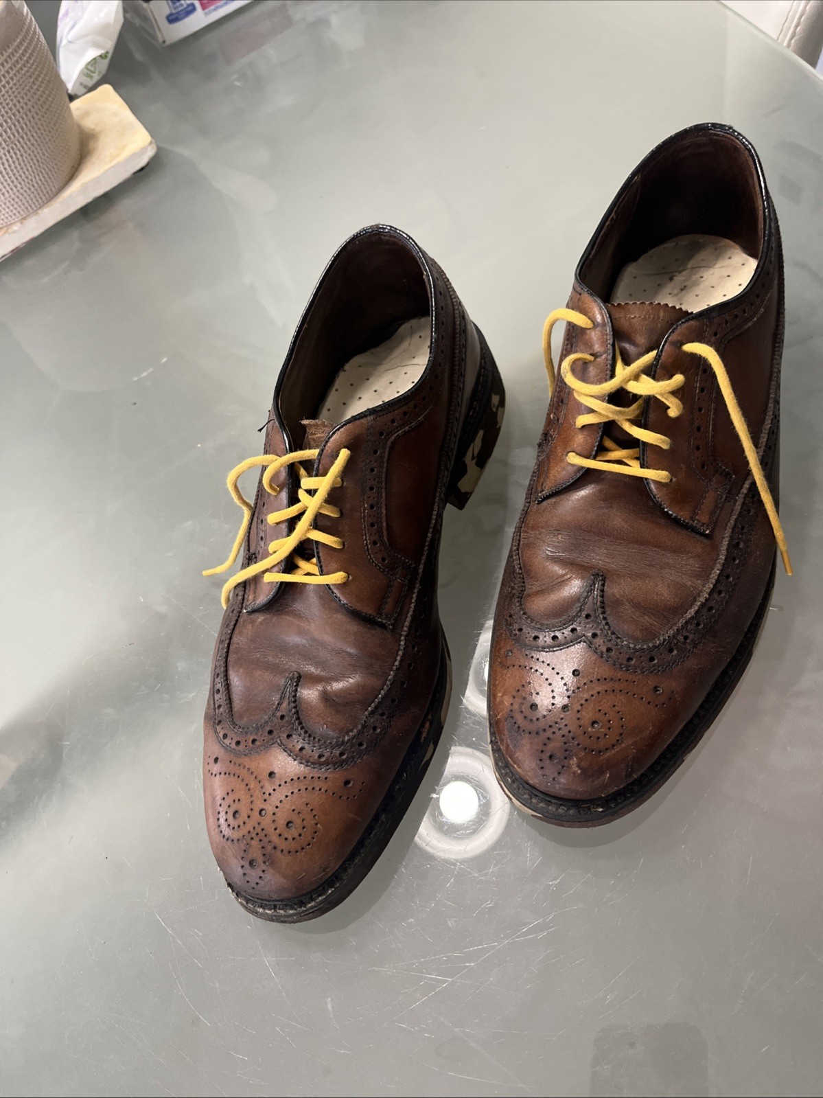 Roblee Men\'s Classic Vintage 1950s Dress WING TIPS 11M Roblee Men\'s Classic Vintage 1950s Dress WING TIPS 11M