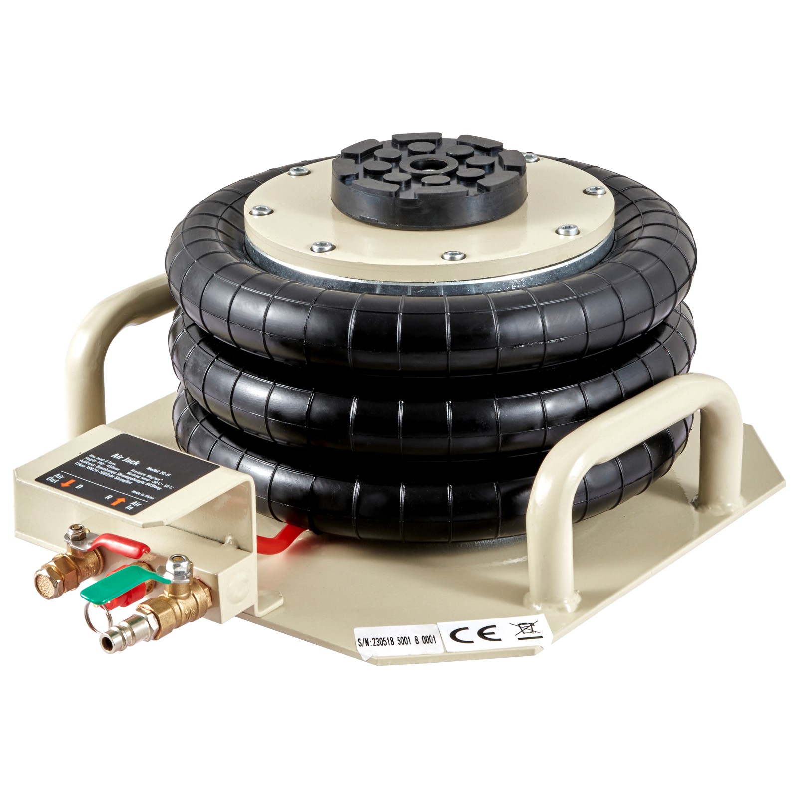 Uimoso  Triple Bag Air Jack 3 Ton/6600 lbs Pneumatic Jack for Car SUV Lifting