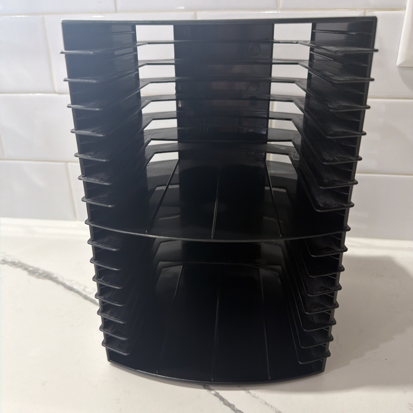 Vintage Kensington QuickTrieve 16 CD Storage Rack Stackable Modular Vintage Kensington QuickTrieve 16 CD Storage Rack Stackable Modular