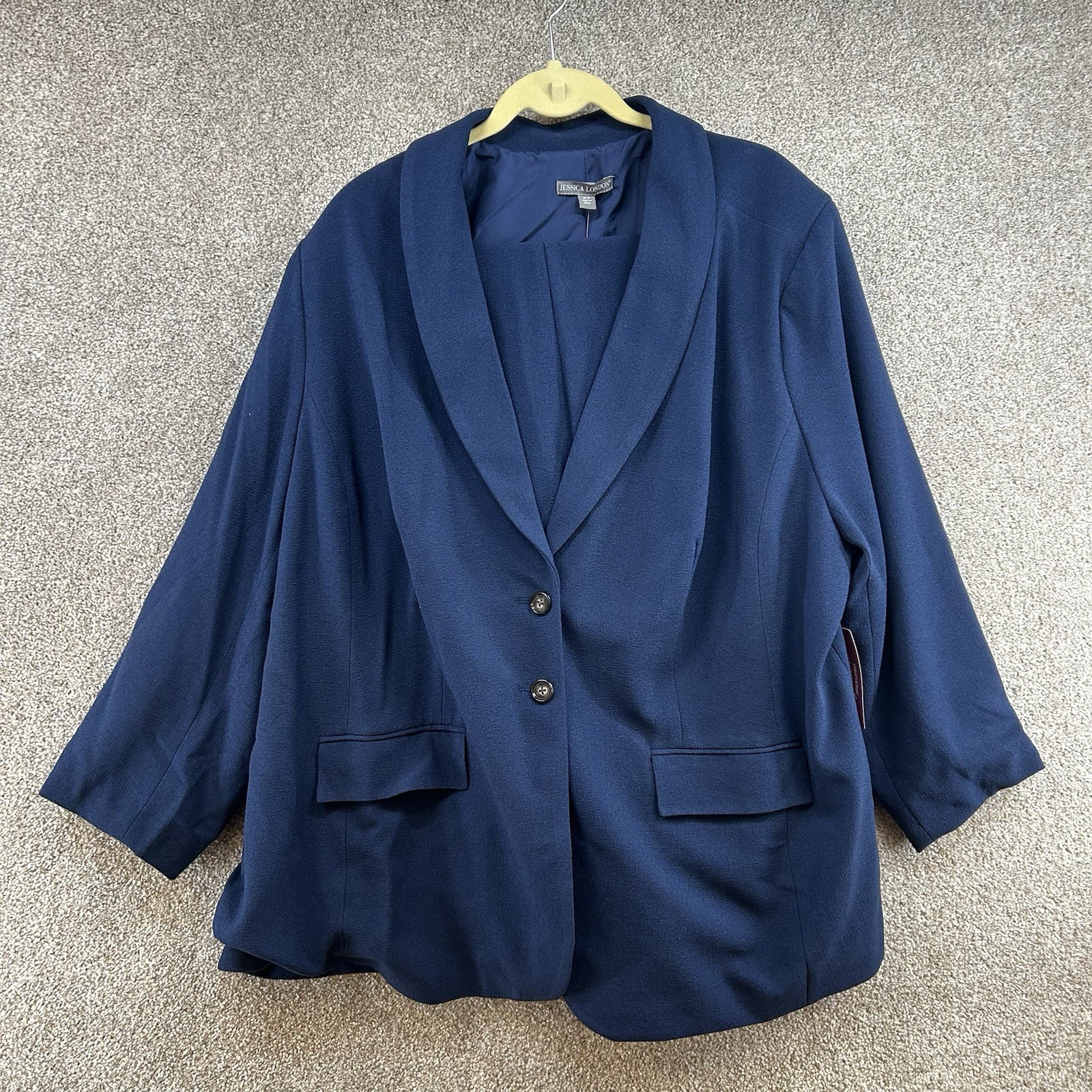 NWT Jessica London 2-Piece Plus Size Pantsuit Blazer Size 28W NWT Jessica London 2-Piece Plus Size Pantsuit Blazer Size 28W