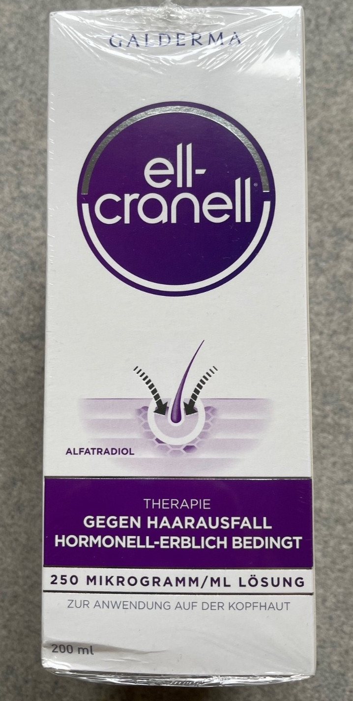 Ell-Cranell lotion 600 ml hair loss vitamin  prevention tonic  hair Growth