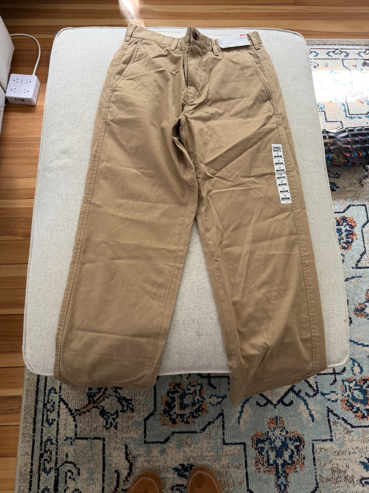 Uniqlo Men\'s 29 Inch Regular Fit Chino Pants 34 Brown Tan Uniqlo Men\'s 29 Inch Regular Fit Chino Pants 34 Brown Tan