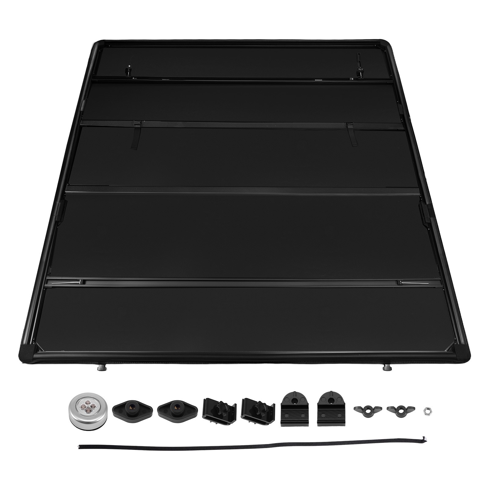 5ft Truck Bed Cover for GMC Canyon 2004-2014 Waterproof Tri-Fold Vinyl