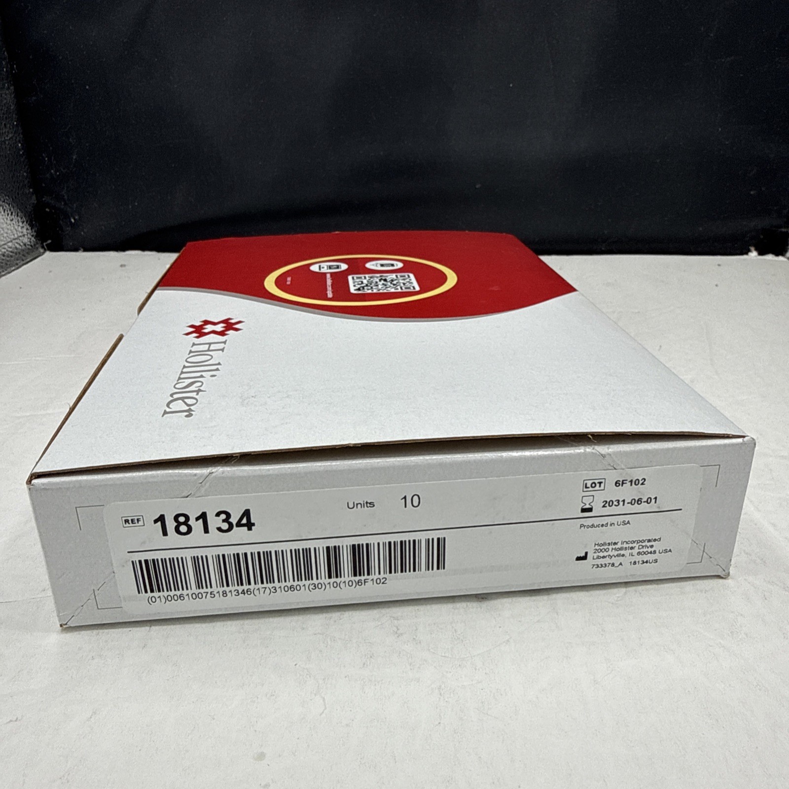 10 HOLLISTER 18134 New Image 2-Piece Drainable Pouch 2-3/4\