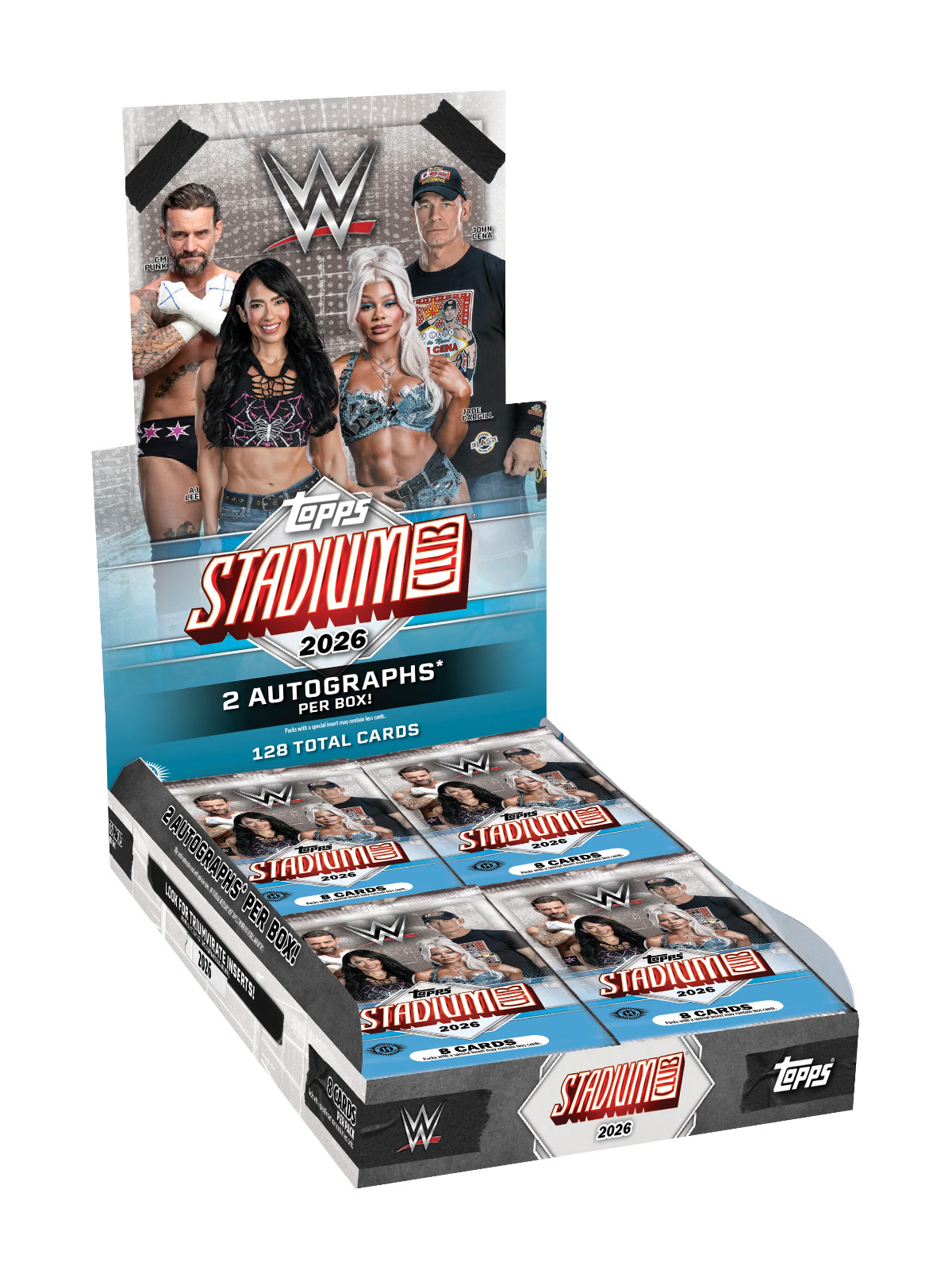 2026 TOPPS STADIUM CLUB WWE Wrestling HOBBY BOX (2 AUTOs) Brand New Presale