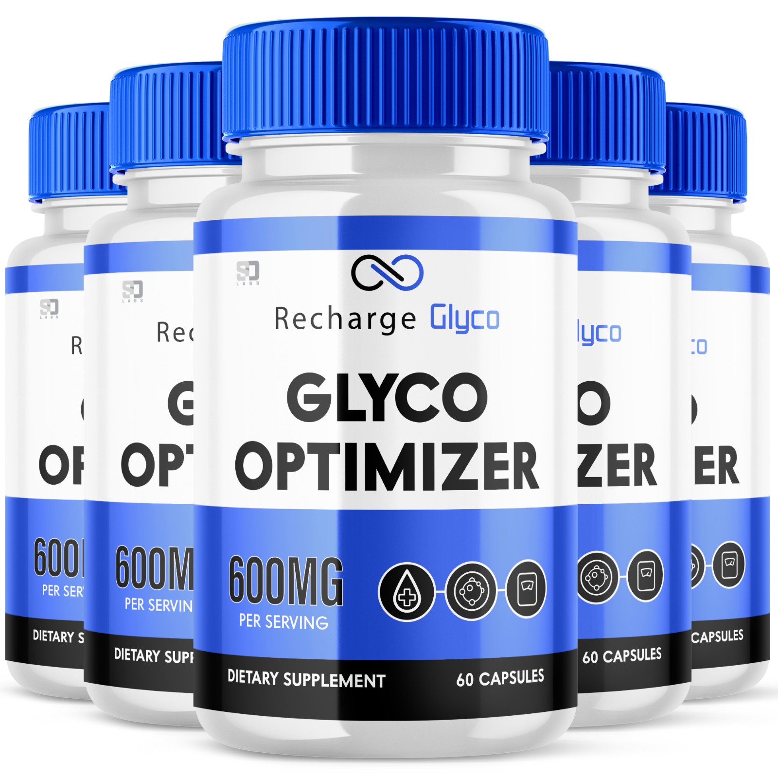 Recharge Glyco Glyco Optimizer Promotes Balanced Blood Health (5 Pack) Recharge Glyco Glyco Optimizer Promotes Balanced Blood Health (5 Pack)