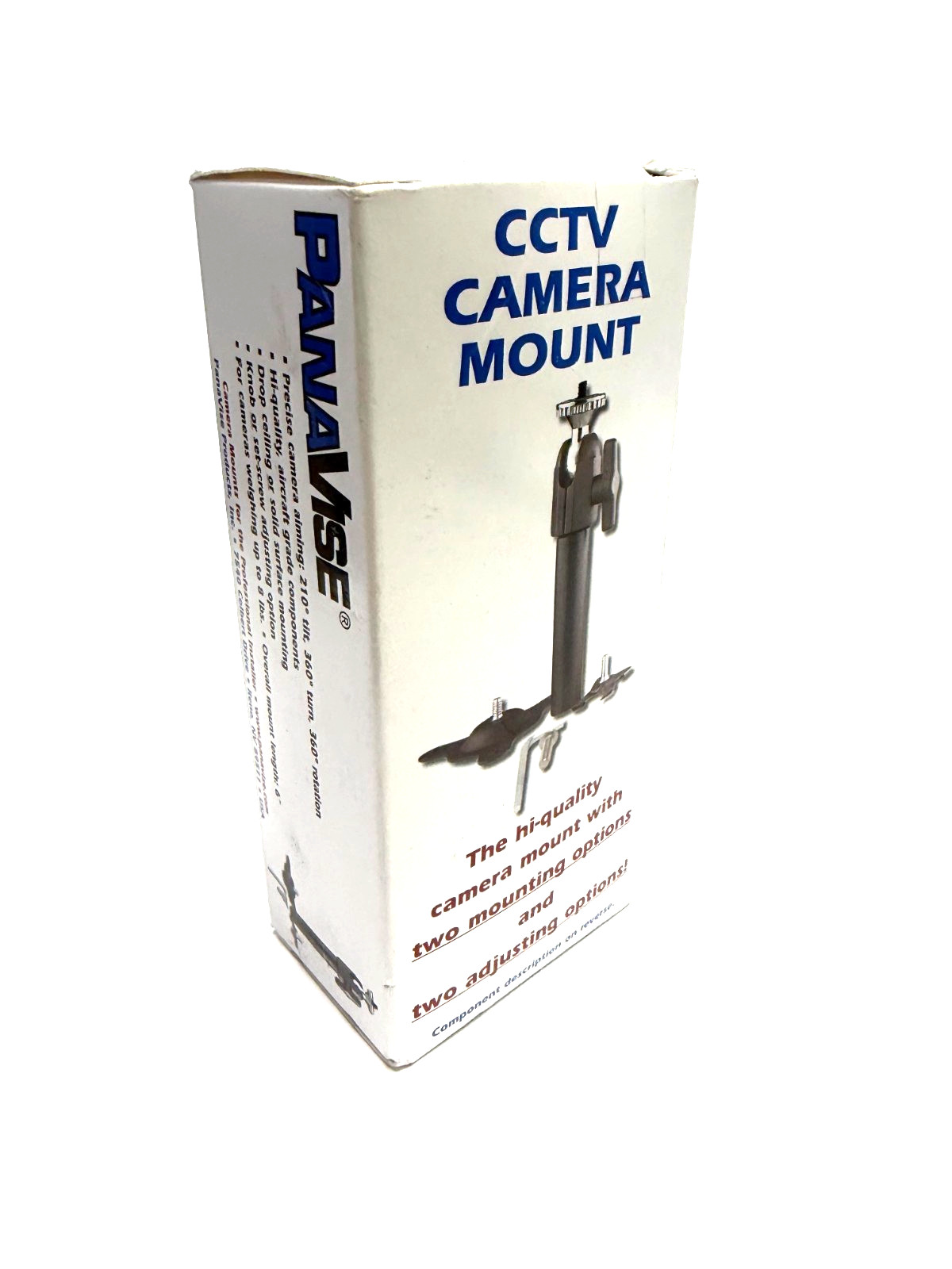 NEW PanaVise 883-06W CCTV Dual Option - 6 Inch Rise - cream