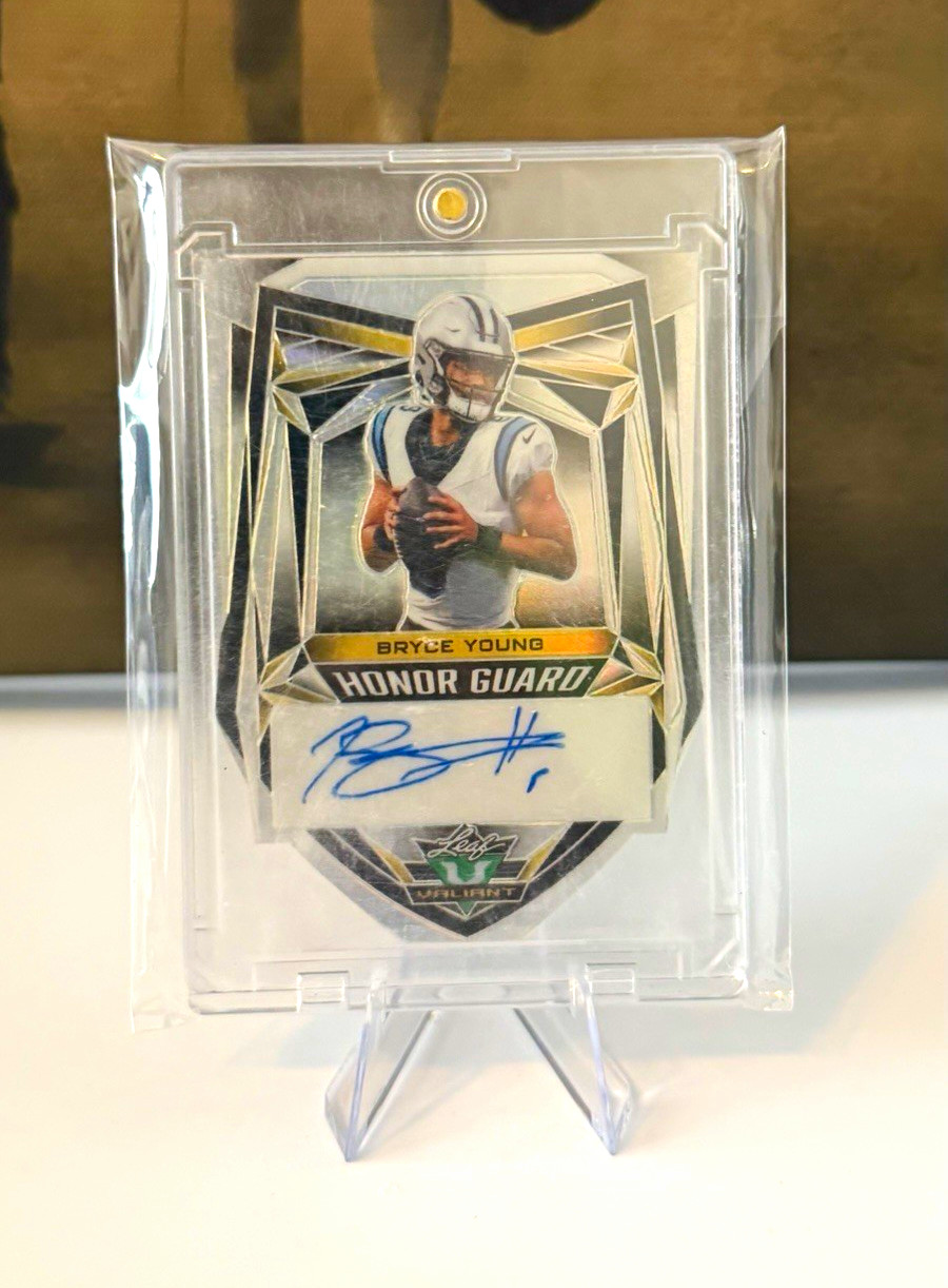 Leaf 2023 Eclectic Bryce Young Valiant Honor Guard Auto RC VHG-BY1 /10 Leaf 2023 Eclectic Bryce Young Valiant Honor Guard Auto RC VHG-BY1 /10
