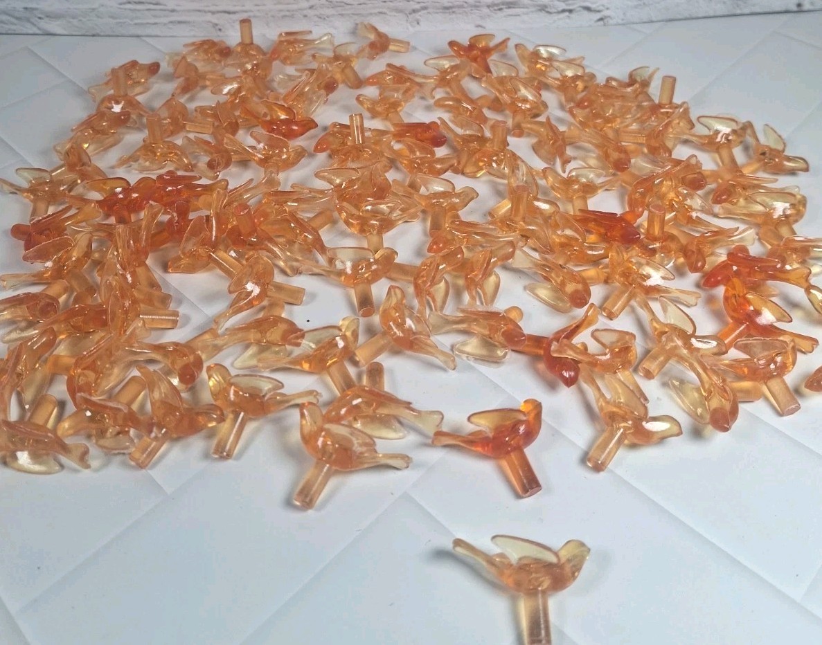 Vtg 1975 Lamp Specialties SpeciaLite Orange Dove Lights Pegs For Ceramic Tree Vtg 1975 Lamp Specialties SpeciaLite Orange Dove Lights Pegs For Ceramic Tree