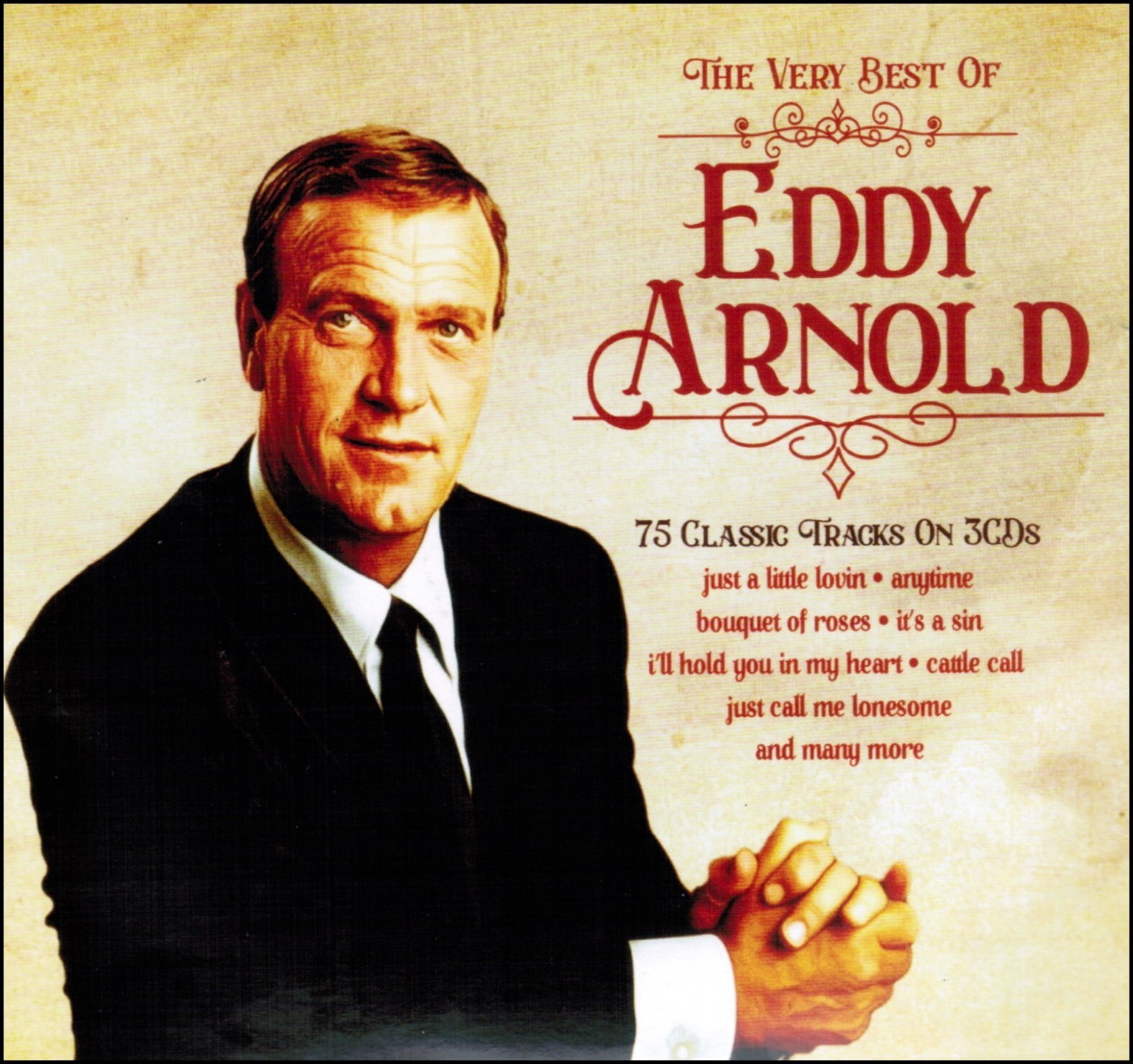 EDDY ARNOLD  * 75 Greatest Hits * NEW 3-CD SET * All Original Recordings