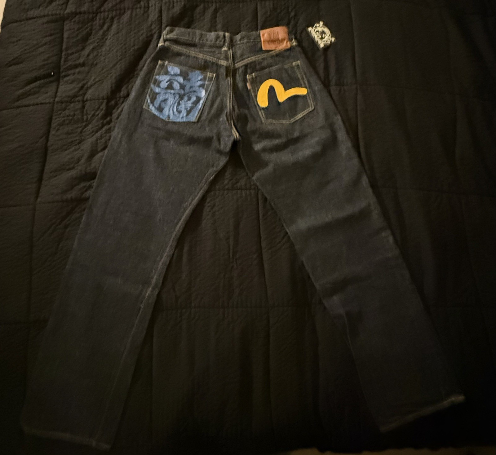 EVISU No.1 Custom Made Jeans, 38x32, Fits Like 34x32, Made in Tokyo, New w/ Tag