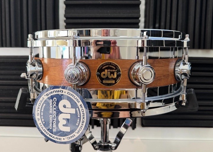 Extremely Rare NOS DW Craviotto Exotic Edge Snare Drum Workshop LOW SERIAL