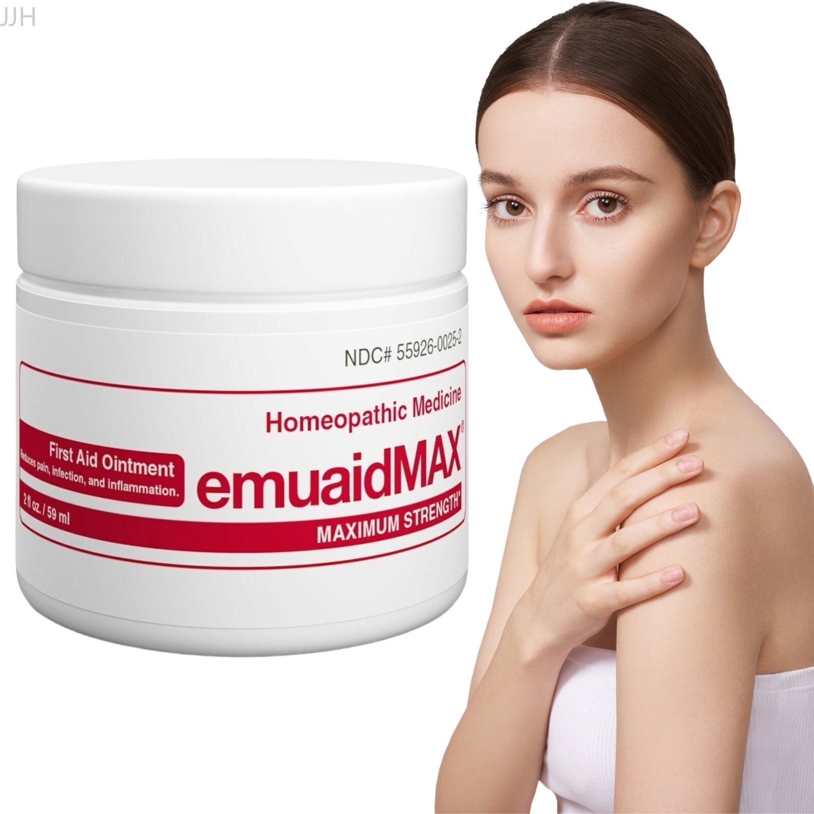 EMUAID Max First Aid Ointment 2oz Reduces Pain Infection Inflammation For Skin.