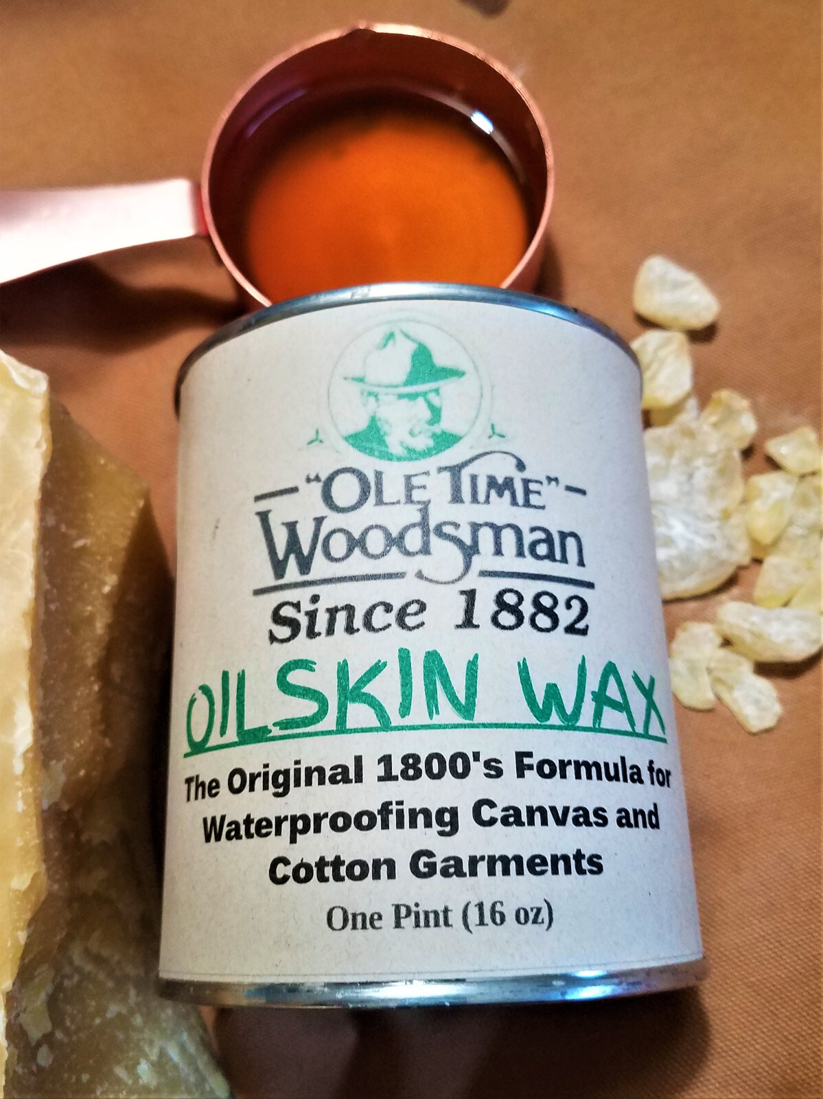 Ole Time Woodsman Oilskin Wax: The Original 1800\'s Civil War Formula