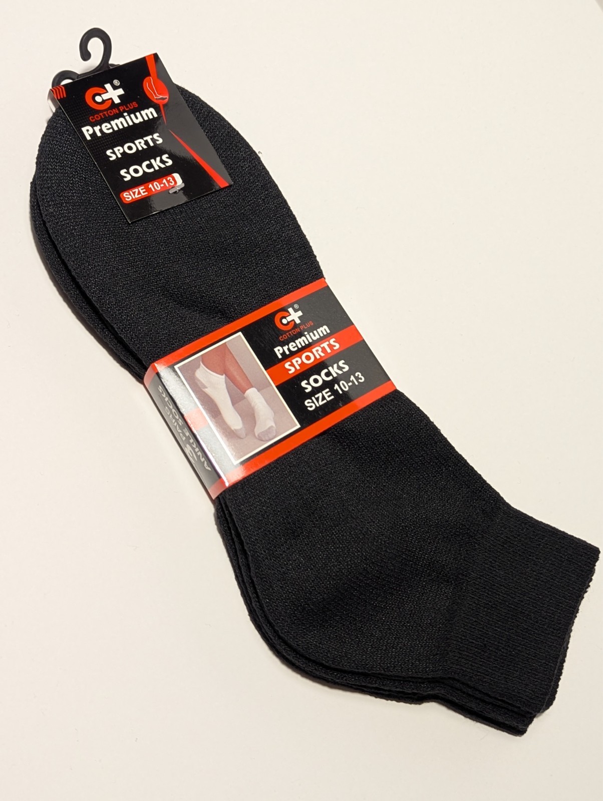 6-50 Pair Lot Ankle Socks Mens Size 10-13 High Cotton Blend Sports White Black