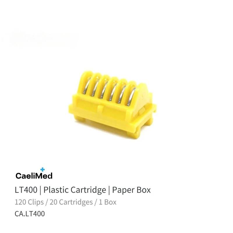 Titanium Ligating Clips, 120pcs per Box LT100 LT200 LT300 LT400 Hemostatic Clips