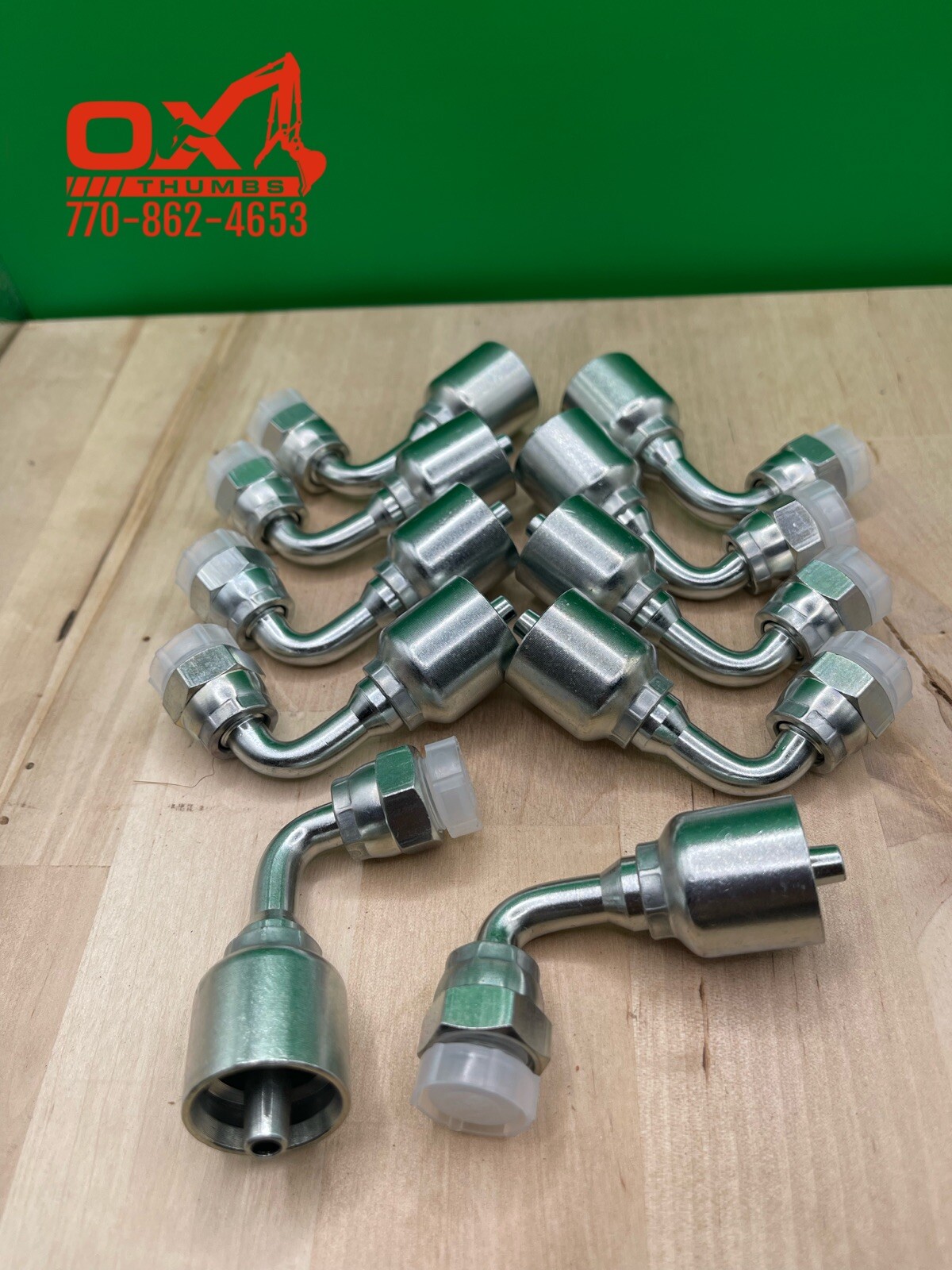 10 Pack Aftermarket Parker 43 Series 1J943-4-4 1/4 10 Pack Aftermarket Parker 43 Series 1J943-4-4 1/4