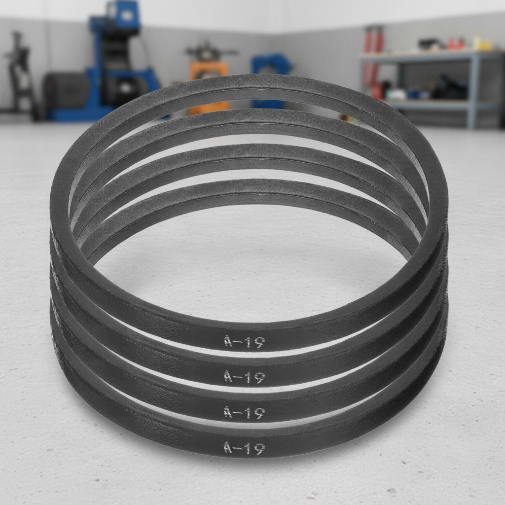 4pcs A19 or 4L210 Classic Wrapped Rubber V-Belt, 19 4pcs A19 or 4L210 Classic Wrapped Rubber V-Belt, 19