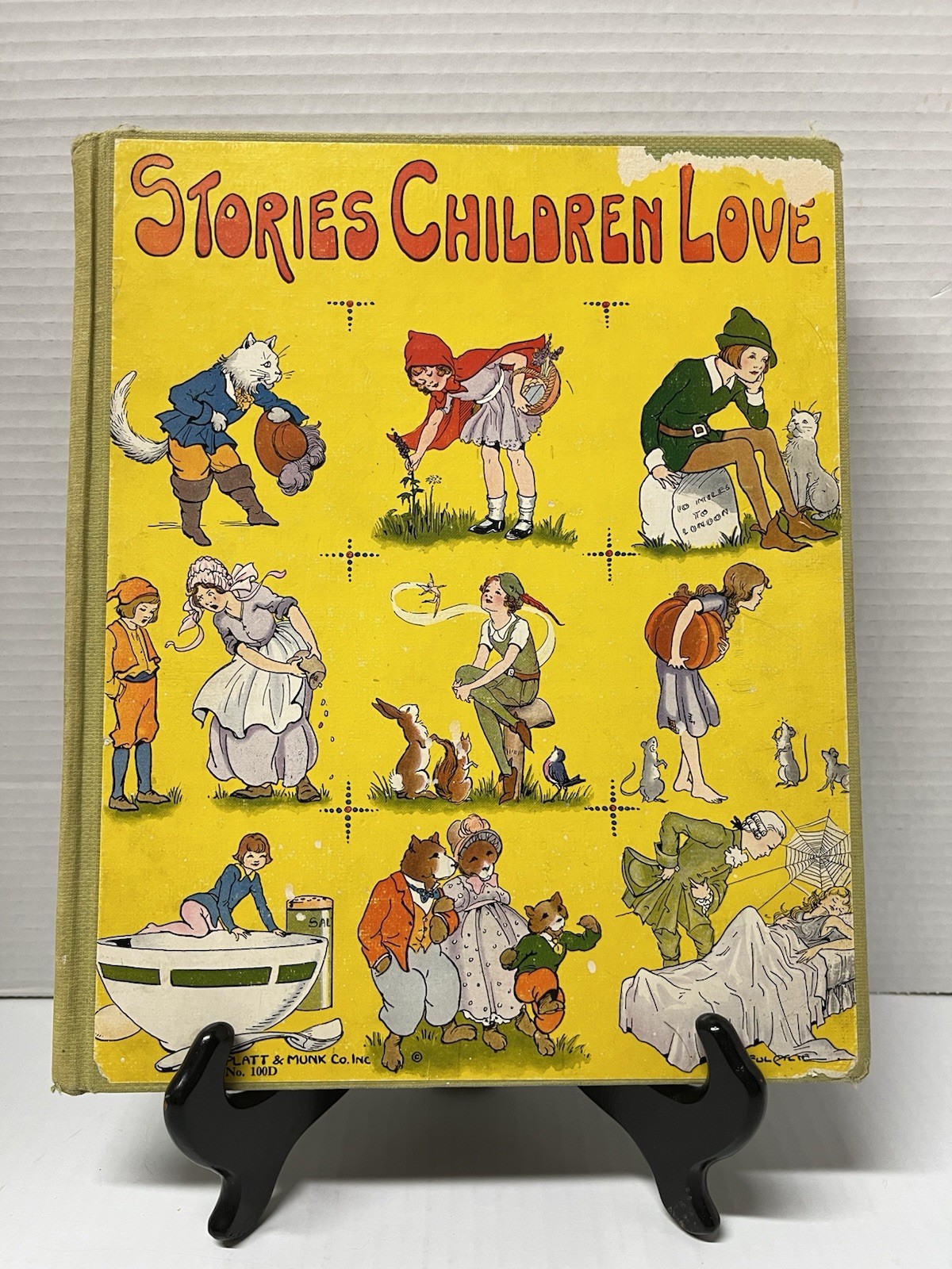 Vintage 1933 Stories Children Love Hardcover Book, Platt & Munk Co. No.100D. F Vintage 1933 Stories Children Love Hardcover Book, Platt & Munk Co. No.100D. F