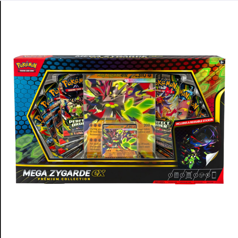 Pokémon Mega Zygarde ex Premium Collection Trading Card Game Set, NO IMPORT FEE Pokémon Mega Zygarde ex Premium Collection Trading Card Game Set, NO IMPORT FEE