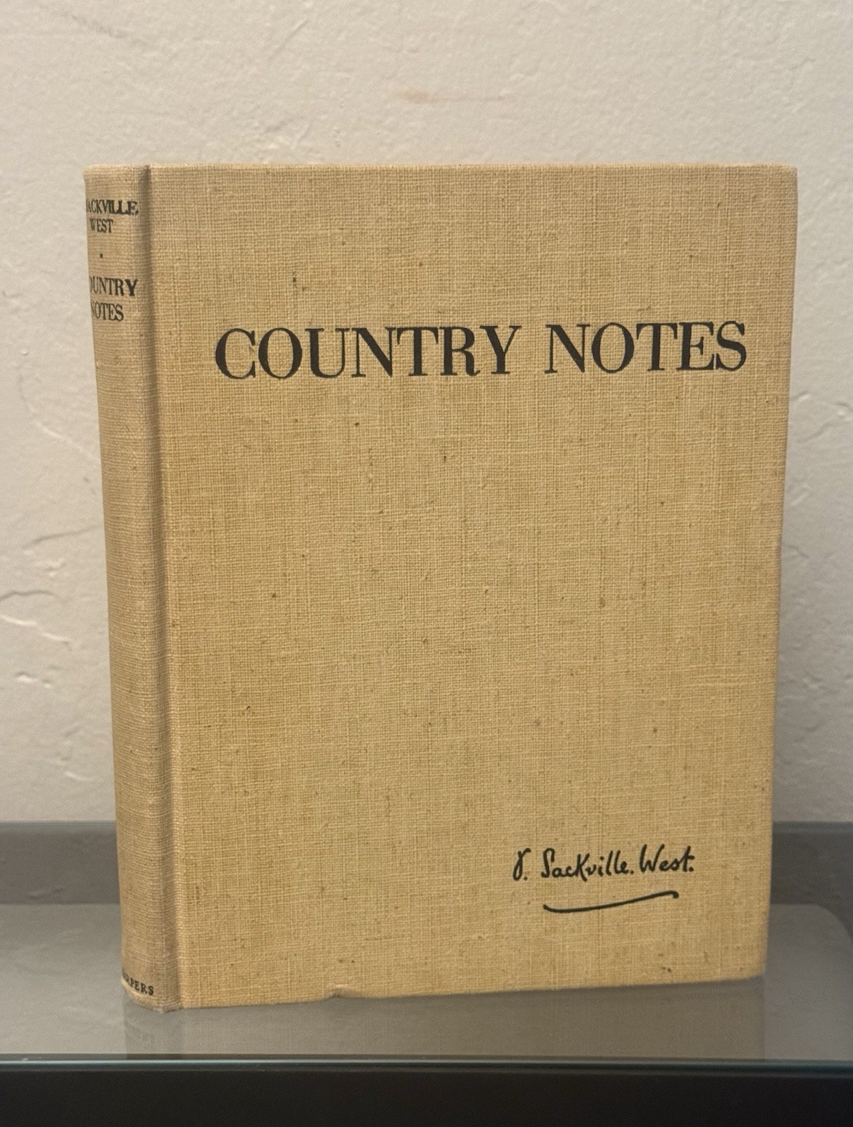 Country Notes by V. Sackville-West 1940 Hardcover / 1st Edition