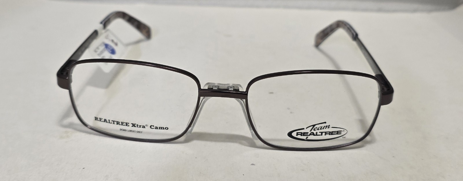 Team Realtree Extra T102 Brown/Camo Eyeglasses Frames 55-19-140 Full Rims,metal