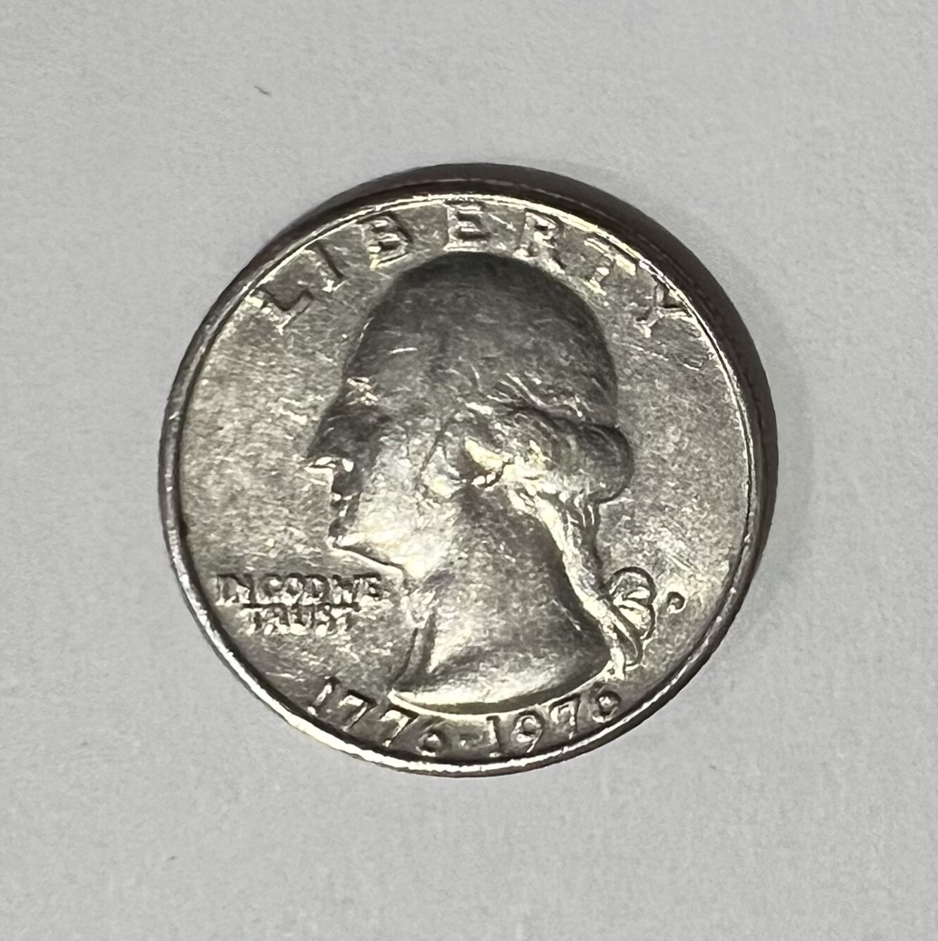 1776-1976 D US Bicentennial Quarter Filled Mint Mark