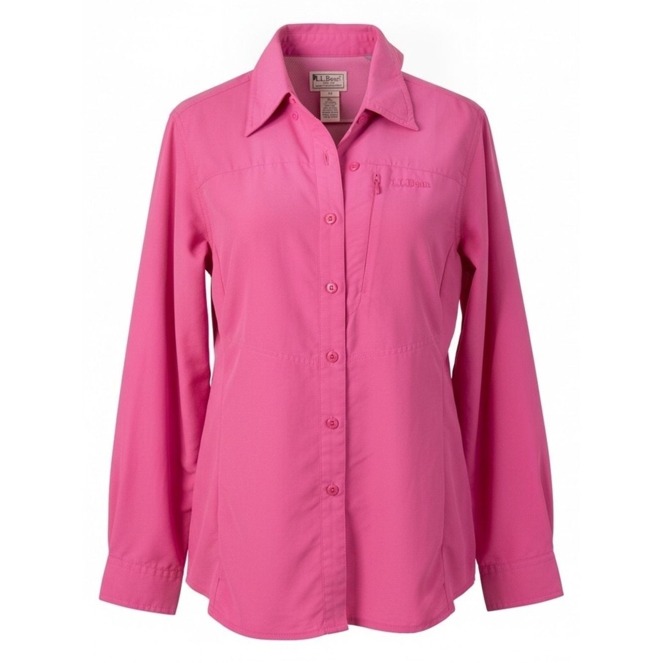 L.L. Bean Button-Front Shirt Womens XS