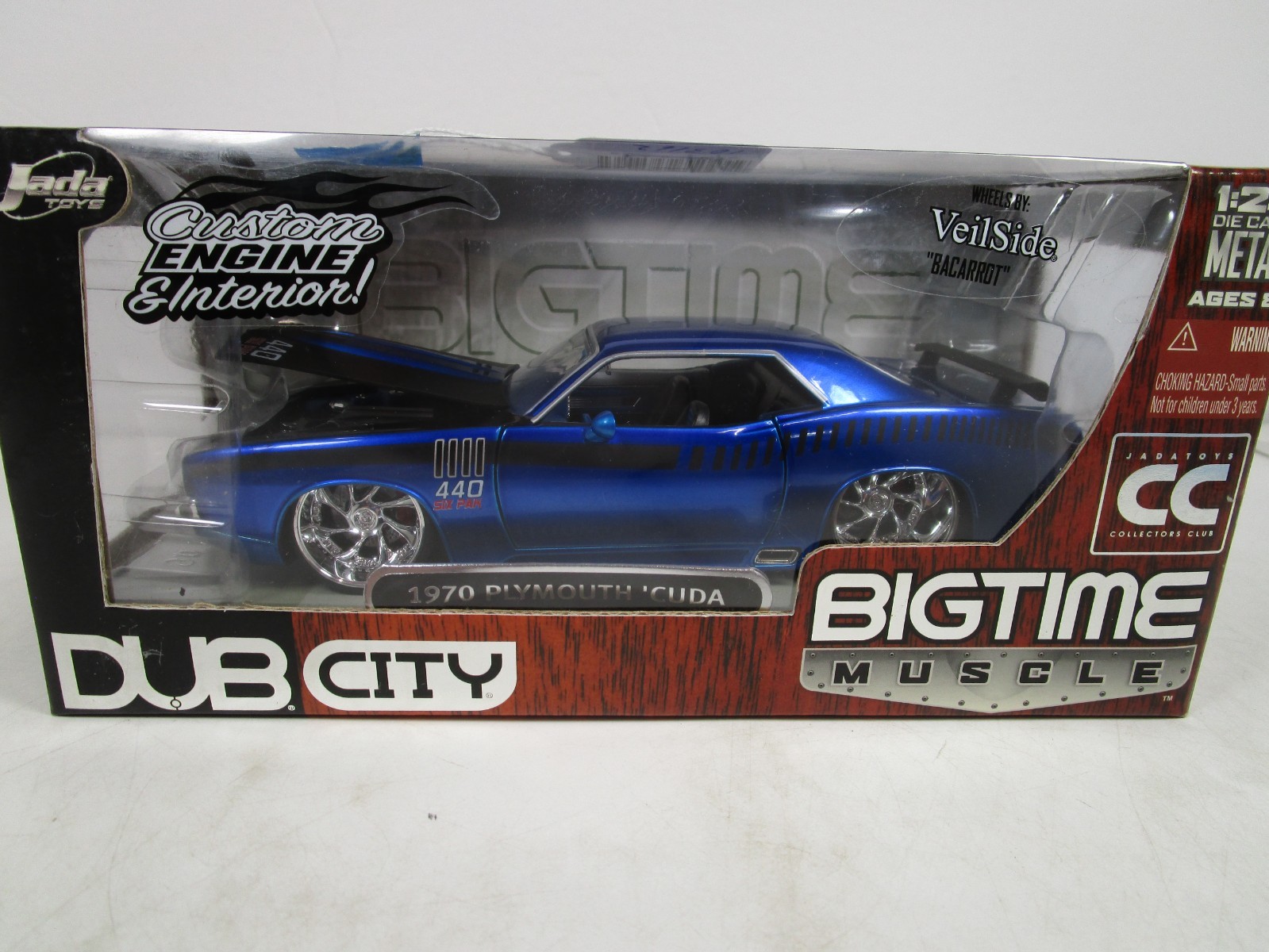 JADA 1/24 BIGTIME MUSCLE COLLECTORS CLUB 1970 PLYMOUTH CUDA 440 *READ*