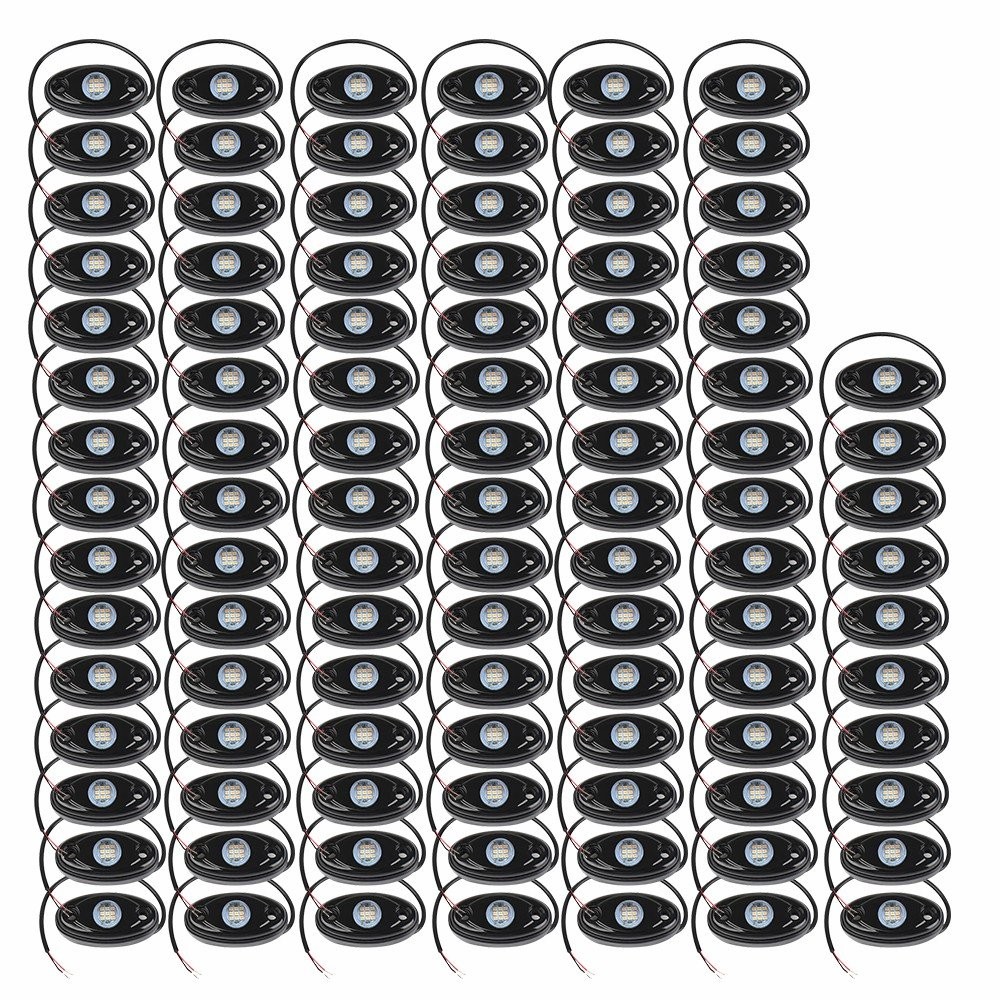 Purple 100PCS Undercar LED Underglow Light Underbody System Lamp Neon Waterproof