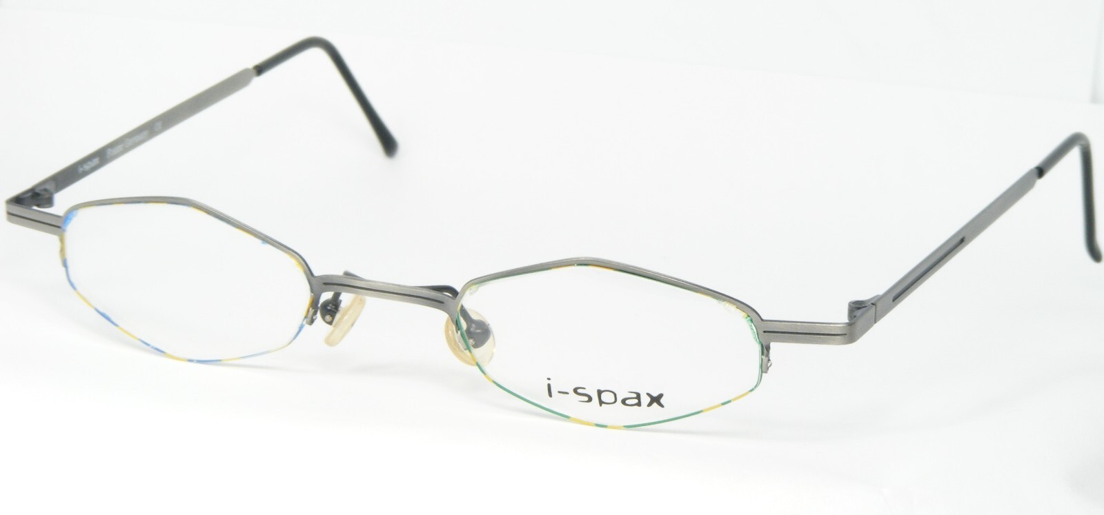 Vintage i-spax GWEN 3 GREY EYEGLASSES GLASSES METAL FRAME 44-21-139mm Germany