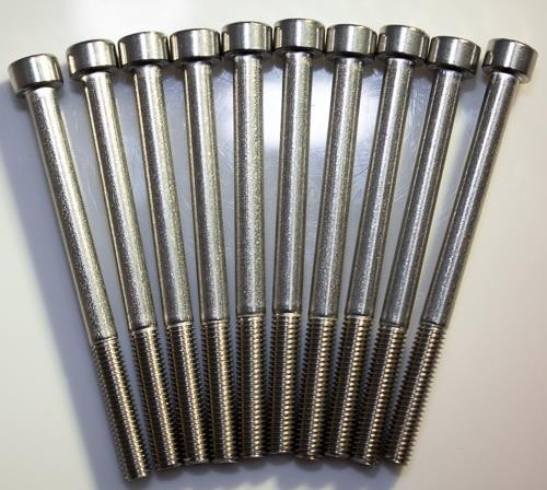 M5-0.8 x 70mm Stainless Steel Hex Socket Head Bolts Qty 25