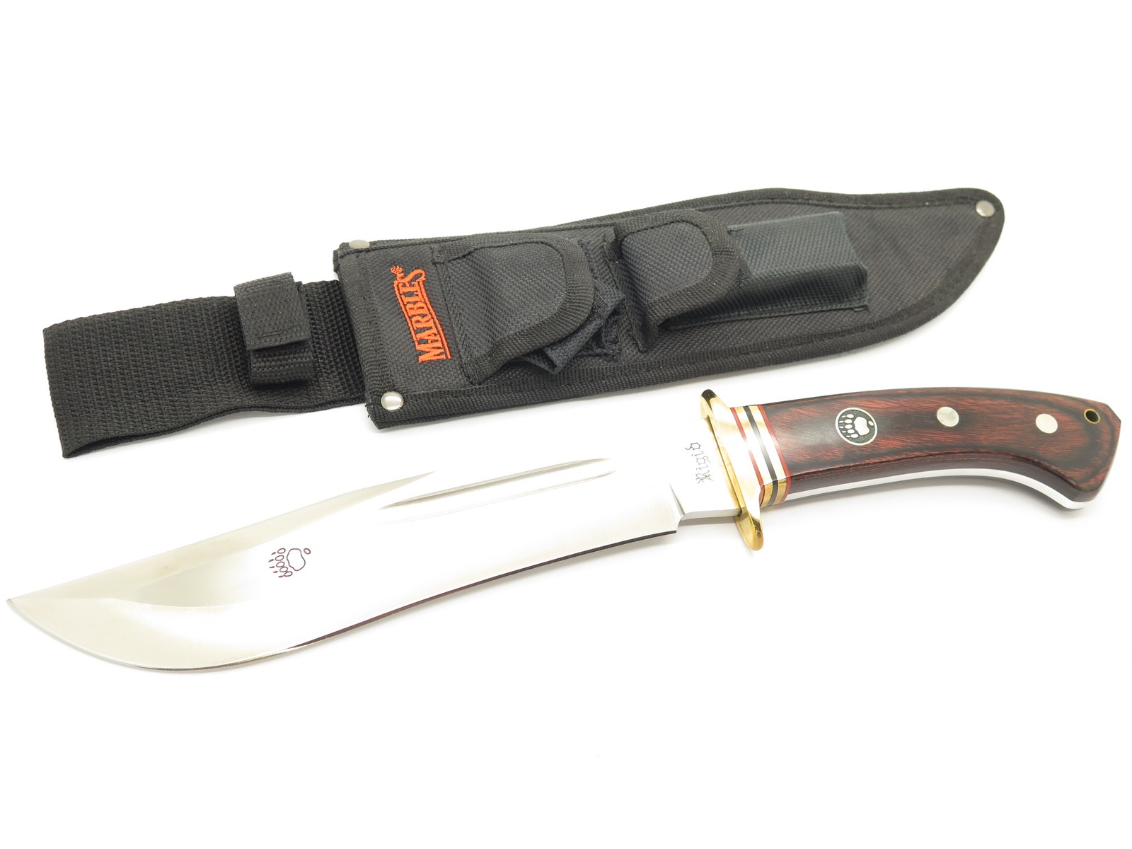 Vtg Rigid RG-62 Seki Japan Tak Fukuta Bear Bowie AUS-8 Fixed Blade Hunting Knife Vtg Rigid RG-62 Seki Japan Tak Fukuta Bear Bowie AUS-8 Fixed Blade Hunting Knife