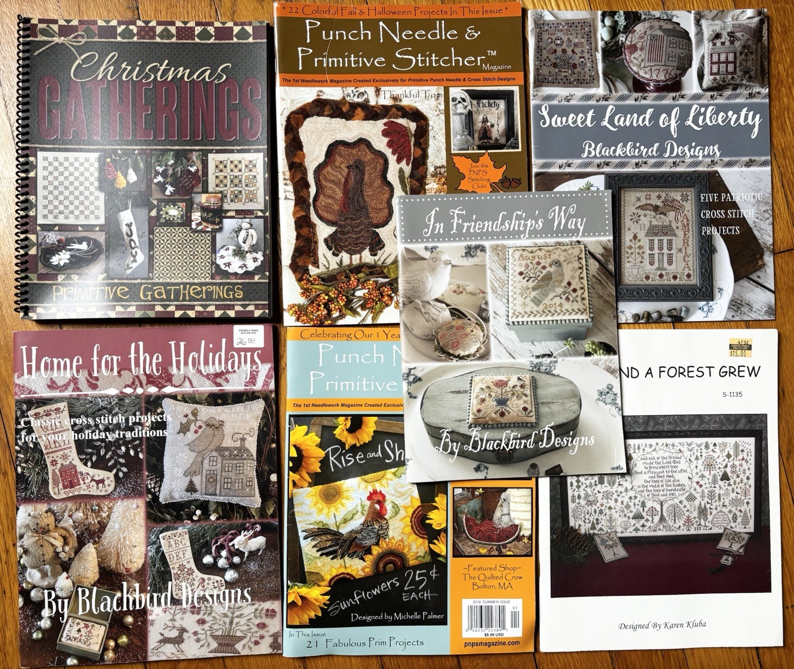Lot of Needlework Magazine & Booklet w Patterns Lot of Needlework Magazine & Booklet w Patterns