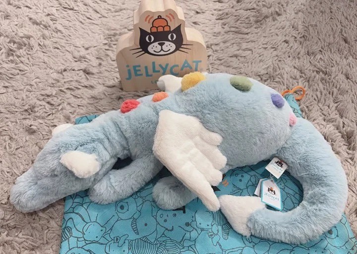 NEW Jellycat Sky Dragon Plush 50 cm with DUST BAG & TAGS.