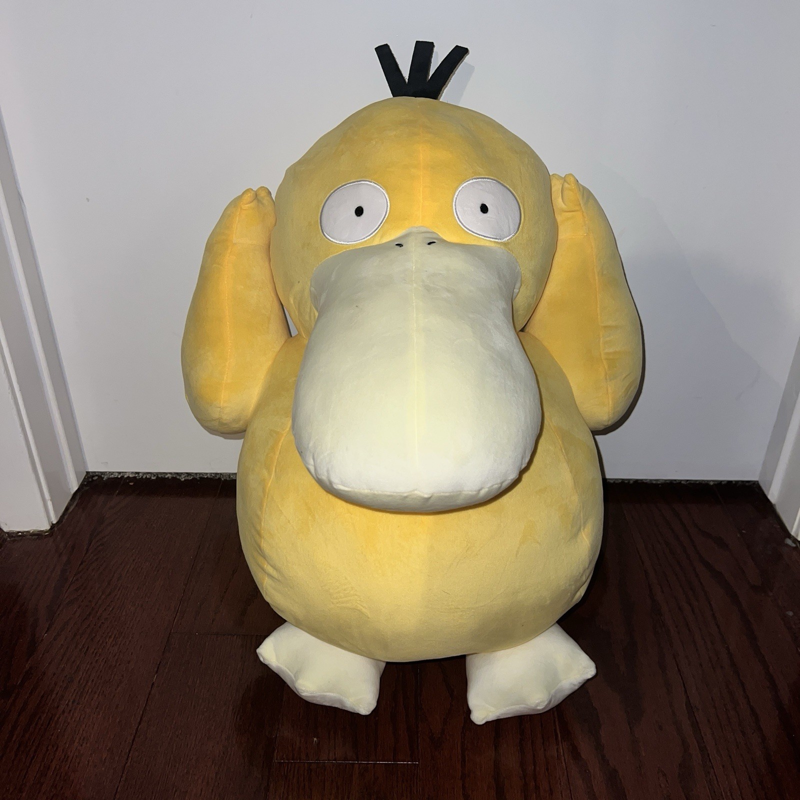 Pokémon 24” Plush Jumbo Psyduck Licensed Large Super Yellow Soft Doll