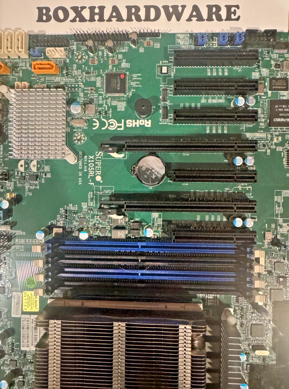 Supermicro X10SRL-F Server Motherboard Intel C602 LGA2011-3 VGA DDR4 ECC ATX
