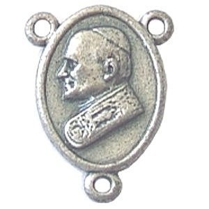 Pope John Paul II - center piece - Pewter (1.6cm-0.63 Pope John Paul II - center piece - Pewter (1.6cm-0.63